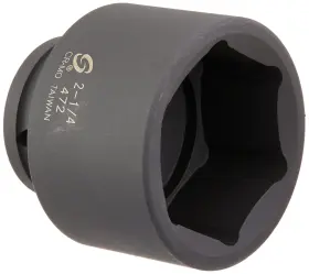 Sunex Tools 613364000588 472 3/4 Inch Drive 6 Point Standard Socket 2-1/4 Cr-mo Alloy Steel Durable