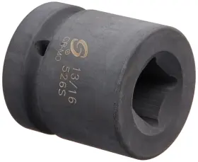 526s Sunex Tools 613364005262 1-inch Standard Square Impact Socket 13/16 Inch