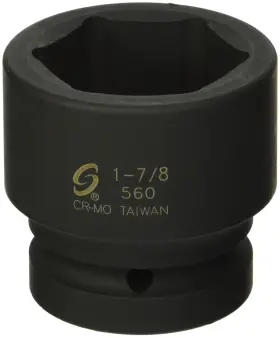 Sunex Tools 746340200006 560 1 Inch Drive Standard 6 Point Socket 1-7/8