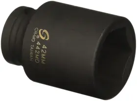 Sun442md Sunex Tools 442md 3/4 Drive Deep 6 Point Metric Impact Socket 42mm