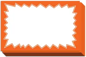 Sutter Signs 810035673601 Sale For Retail Stores 50pcs 3.5 Inch X 5.5 Orange