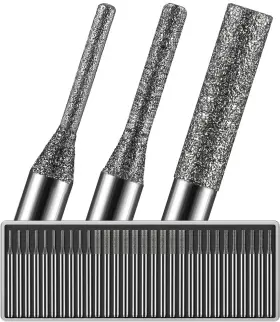 123mm101010 Sworker 30pcs 1mm 2mm 3mm Tip Each 10 150-grit Diamond Drill Bits 1/8 Shank Compatib