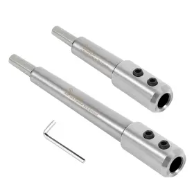 Bus010 Swozzto 2pcs Forstner Bit Extension Set With Anti-slip Design Adding Over 3.28 Inch &5.64