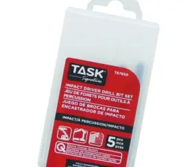 T67650 Task Tools Signature Hss Impact Drill Bit Set 5-piece
