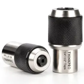 Tp3001 Thinkpro Ratcheting Tap Socket Set 2pcs With Adjustable Jaws - 3/8 Inch Drive Holder F