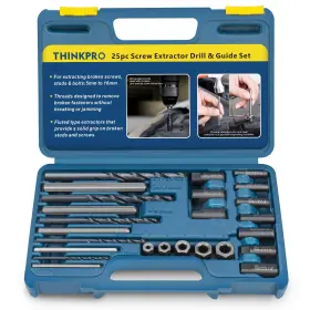 Tp3020 Thinkpro Broken Bolt Extractor 25 Pcs Drill Bit Set Easy Out Guid