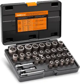 W6096 Thinkwork Upgrade Bolt Extractor Set 32 Pieces Impact And Nut Remover S