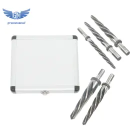 Gm2052760md Thomletha 5 Pcs 3/8 Inch 1/2 5/8 3/4 1 Reamer Drill Bit For Metal M2 Hss Taper