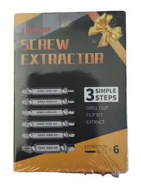 X003oyzl7h Thosaf Screw Extractor Brand New Sealed. 6 Bits