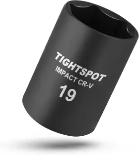 Is12s19mm6 Tightspot 1/2 Inch Drive - 19mm Shallow Impact Socket 6pt