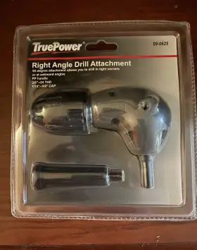 09-0625 Titan 802090162350 True Power Right Angle Drill Attachment