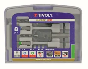 11900670002 Tivoly 8pcs Special Terrasse Set With Drills Bits Countersink Screw Bit &
