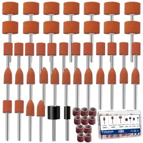 C-050 Tnisesm 64pcs Sanding Bits And Drum Set For Dremel Rotary Tool