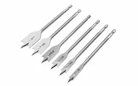 75656 Tolsen 933528786450 6pc Flat Wood Bit Set