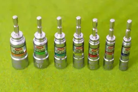 2bn-08c Tone 2bn Bit Socket 1/4 Inch Hex Shank 7 Pc. Set 8 10 12 13 14 17 19mm