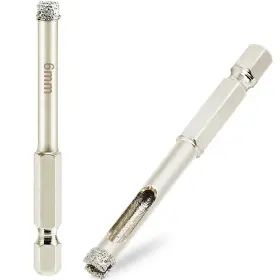 Tool 744759536495 1/4 Inch Diamond Hole Saw Wet Use Drill Bit For Porcelain Tile Gl
