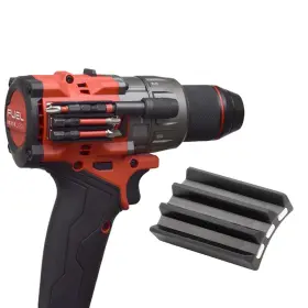 Ta-0010 Tool Army Magnetic Bit Holder For Drill And Impact Drivers - 3m Adhesive Fits Milwauk