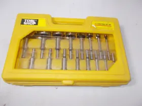 242-4354 Tool Shop 16 Piece Forstner Bit Set Carbon Steel Looks New