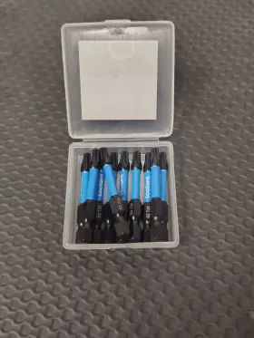 Toolant 445030796784 2 Inch Impact Torx Bits 10pack T25 1/4 Hex-shank S2 Steel Screwdriving Star