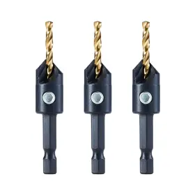 Toolant 976613851268 Silence Combination Countersink Drill Bits Adjustable #12 3pack High-speed St