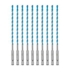 Ta01041009 Toolant 3/16 Inch Concrete Drill Bit Set And Masonry Shockproof Hex Shank Ha