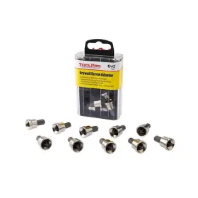 Toolpro 676308021551 2 Alloy Steel Phillips Bit Drywall Screw Adapters In Storage Box 10-pack