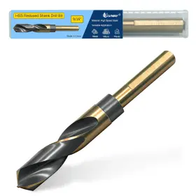 4241 Tools 705353141126 9/16 Inch Drill Bit Reduced Shank Bits For Metal Wood And Plastic Hig
