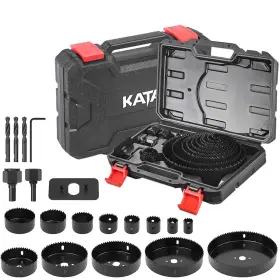Ktl89020 Tools Hole Saw Set 20pcs Kit With 3/4 Inch -6 19-152mm 13pcs Blades 2 Mandr
