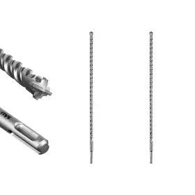 Sds-plus-5-8-24 Tools -sds-plus-5-8-24 Sds Plus Rotary Hammer Drill Bit 2 Pcs 5/8 Inch 24 Concrete Kit Cross