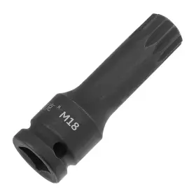W10595a-fbapzus-1-t6 Top-vigor Impact Triple Square Spline Bit Socket 1/2 Inch Drive X M18 18mm Key Pre