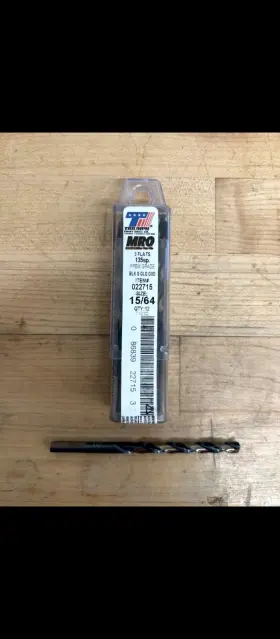022715 Triumph Twist Drill Co. 15/64 Diameter Mro Series Hss Lot Of 12