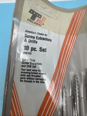 98150 Triumph Twist Drill Co. 10 Pc. Set Screw Extractors And