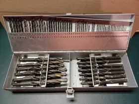 43550 Triumph Twist Drill 115 Piece Bit Set Number Letter Few Pieces Missing Please Read