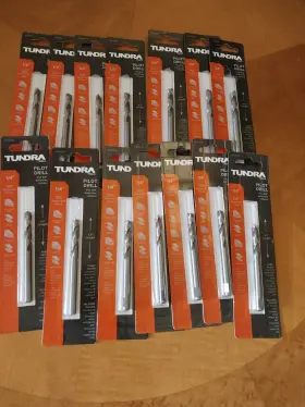 Tundra 081838570002 12 1/4 Inch Pilot Drill Bits