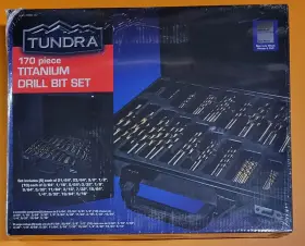 88170 Tundra Inch 170 Pc Titanium Drill Bit Assortment