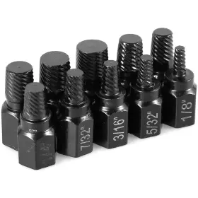 Tzgsonp 489228805641 10 Pcs Screw Extractor Set Broken Bolt Remover Hex Head
