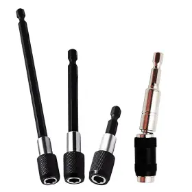 Uayeatye 788285254874 Drill Bit Extension Magnetic Holder Set For Confined Space 3 Pcs Quick