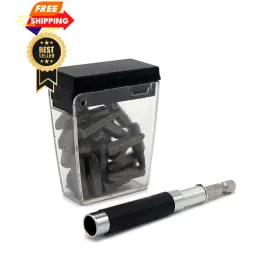 Au20040j Ultra Steel 26-piece Magnetic Driver Bits Set Cr-v Manual Power