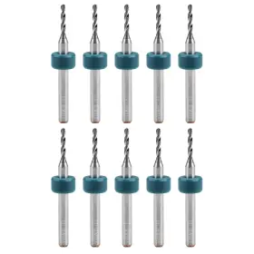 Uxcell 041814500676 10pcs 1.5mm Tungsten Carbide Cnc Engraving Print Circuit Board Pcb Drill Bits