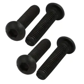 Uxcell 605322688310 4pcs M6x25mm 10.9 Grade Left Hand Thread Bolt Lock Screw For Drill Chuck
