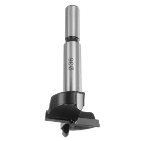 Uxcell 617662484033 36mm 1-7/16 Inch Forstner Bit Opener Cutter Black Hinge Hole Drilling Carbide