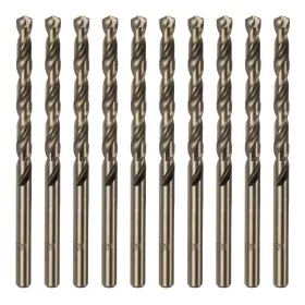 Uxcell 640283189827 10pcs Cobalt Jobber Drill Bits 5mm For Hard Metal Wood Plastic