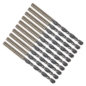 Uxcell 641832951421 10 Pcs Straight Shank Twist Drill Bits 4mm Hss 4341 With