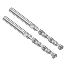 Uxcell 641832951483 2pcs 3mm C2 K20 Tungsten Carbide Straight Shank Spiral Flutes Twist Drill Bit