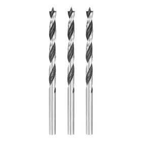 Uxcell 679134026301 3pcs Brad Point Drill Bits 4mm Precise Cutting With Tip For Woods