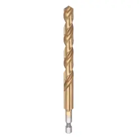 Uxcell 723115045819 10mm M35 High Speed Steel Titanium Hex Twist Drill Bit With 1/4 Inch Shank