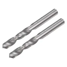 Uxcell 724708326278 2pcs 4.1mm C2/k20 Tungsten Carbide Straight Shank Spiral Flutes Twist Drill Bit