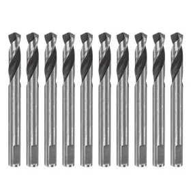 Uxcell 746453064984 10pcs High-speed Steel Drill Bits 5mmx55mm For Hole Saws Arbor Replacement