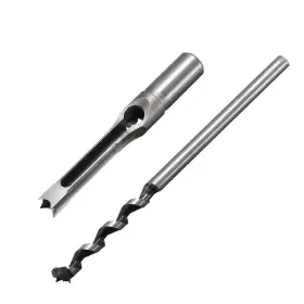 Uxcell 752374501965 Square Hole Drill Bits For Wood 7/16 Inch X 210mm Mortising Chisel Bit Cutter Tool