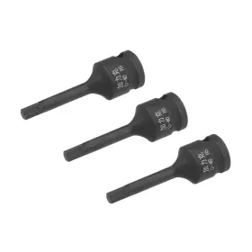 A19080900ux0273 Uxcell 3pcs 3/8 Inch Drive X H5 5mm Impact Hex Bit Socket Metric 3 Length
